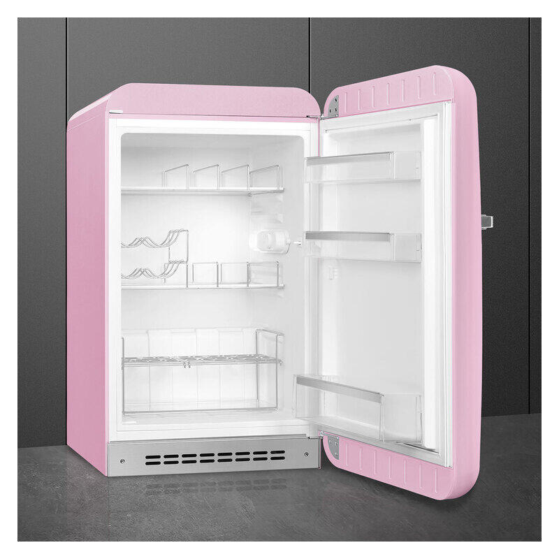 Smeg 135L RH Bar Fridge - Pink (50's Style Retro)