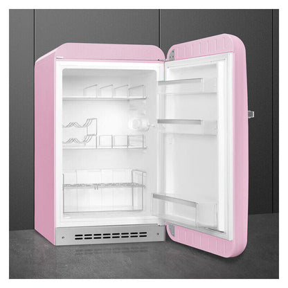 Smeg 135L RH Bar Fridge - Pink (50's Style Retro)