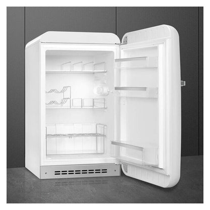 Smeg 135L RH Bar Fridge - White (50's Style Retro)