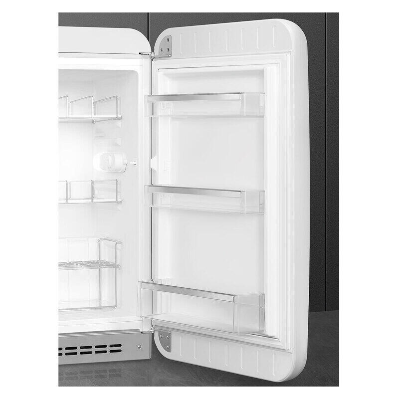 Smeg 135L RH Bar Fridge - White (50's Style Retro)