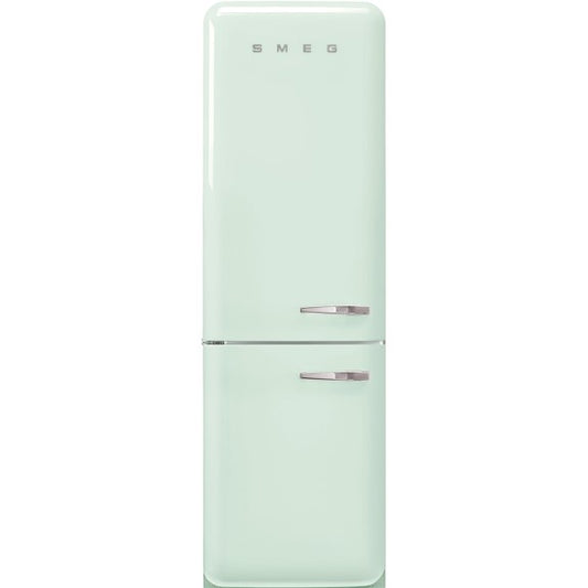 Smeg 331 Litre 50's Retro Style L/H Bottom Mount Refrigerator - Pastel Green