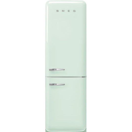 Smeg 331 Litre 50's Retro Style R/H Bottom Mount Refrigerator - Pastel Green