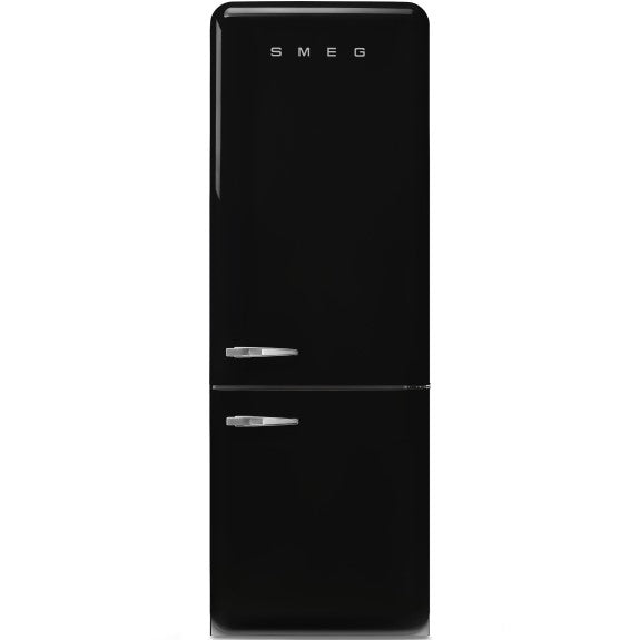 Smeg 481 Litres Retro Style Bottom Mount Refrigerator - Black