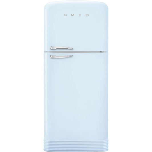 Smeg 524 Litre Retro Style Top Mount Refrigerator - Pastel Blue