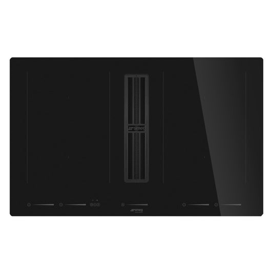 Smeg 83cm Linea Integrated Induction Cooktop - Pure Black