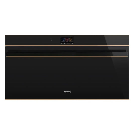 Smeg 90cm Dolce Stil Novo Pyrolitic Touch Con Oven - Black