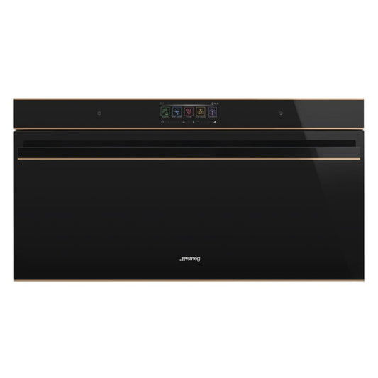 Smeg 90cm Dolce Stil Novo Pyrolytic Touch Con Oven Wi-Fi - Black