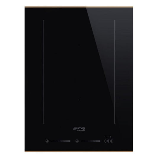 Smeg 38cm 1 Zone Induction Cooktop - Black/Copper (Dolce Stil Novo)