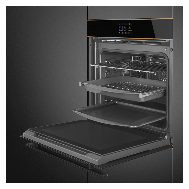 Smeg 60cm Pyrolytic Built-In Oven - Copper Trim (Dolce Stil Novo)