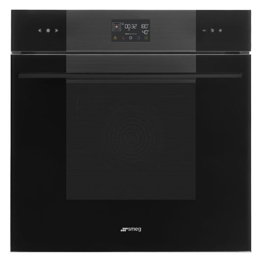 Smeg 60cm Linea Pyro Steam Oven - Pure Black