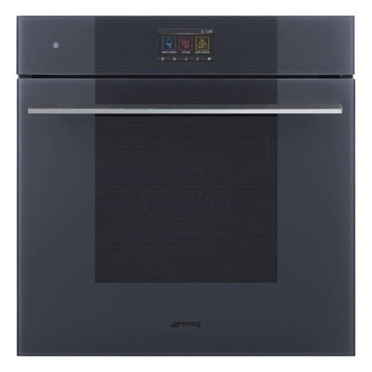 Smeg Linea 60cm Pyro Steam Oven - Neptune Grey
