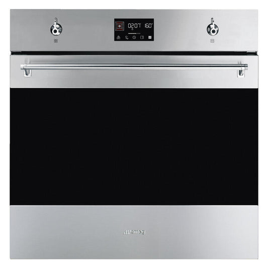 Smeg 60cm Classic Pyro Oven Evoscreen - Stainless Steel