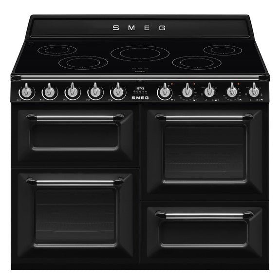 Smeg Victoria 110cm Freestanding Cooker with Induction Hob - Black