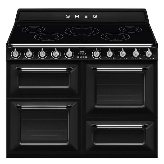 Smeg Victoria 110cm Freestanding Cooker with Induction Hob - Black