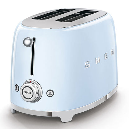 Smeg Retro Style 2 Slice Toaster - Pastel Blue