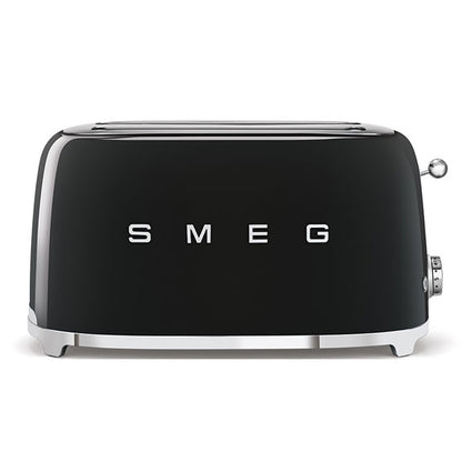 Smeg Retro Style 4 Slice Toaster Extra Wide - Black