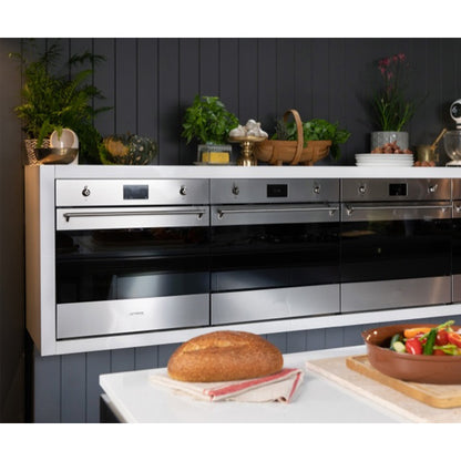 Smeg Classic 45cm Compact Combi Steam Oven - Stainless Steel