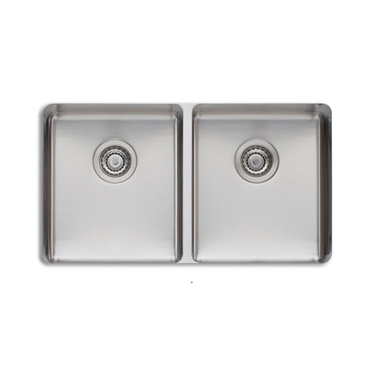 Oliveri Sonetto Undermount Double Bowl Sink - Stailess S