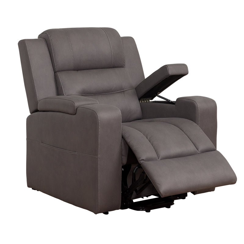 Spielberg Lift & Recline Fabric Armchair - Ash