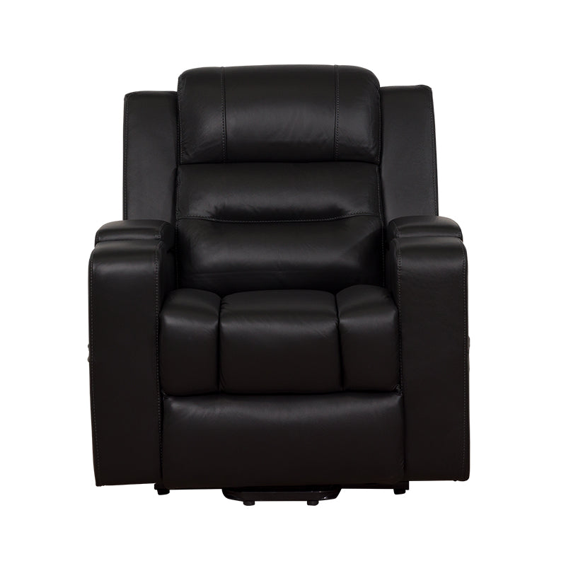 Spielberg Lift & Recliner Leather Armchair - Black