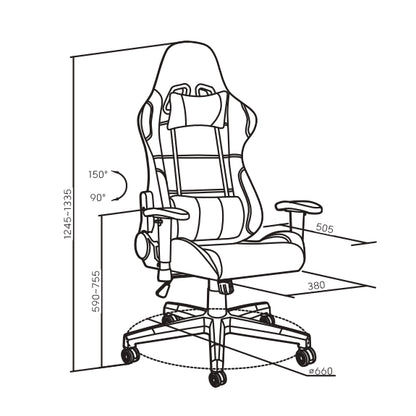 Stealth Office/Gaming Chair - Black
