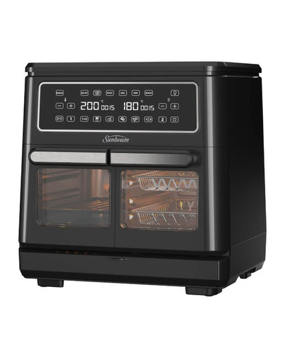 Sunbeam 11L Multi Zone Benchtop Air Fryer Oven - Black