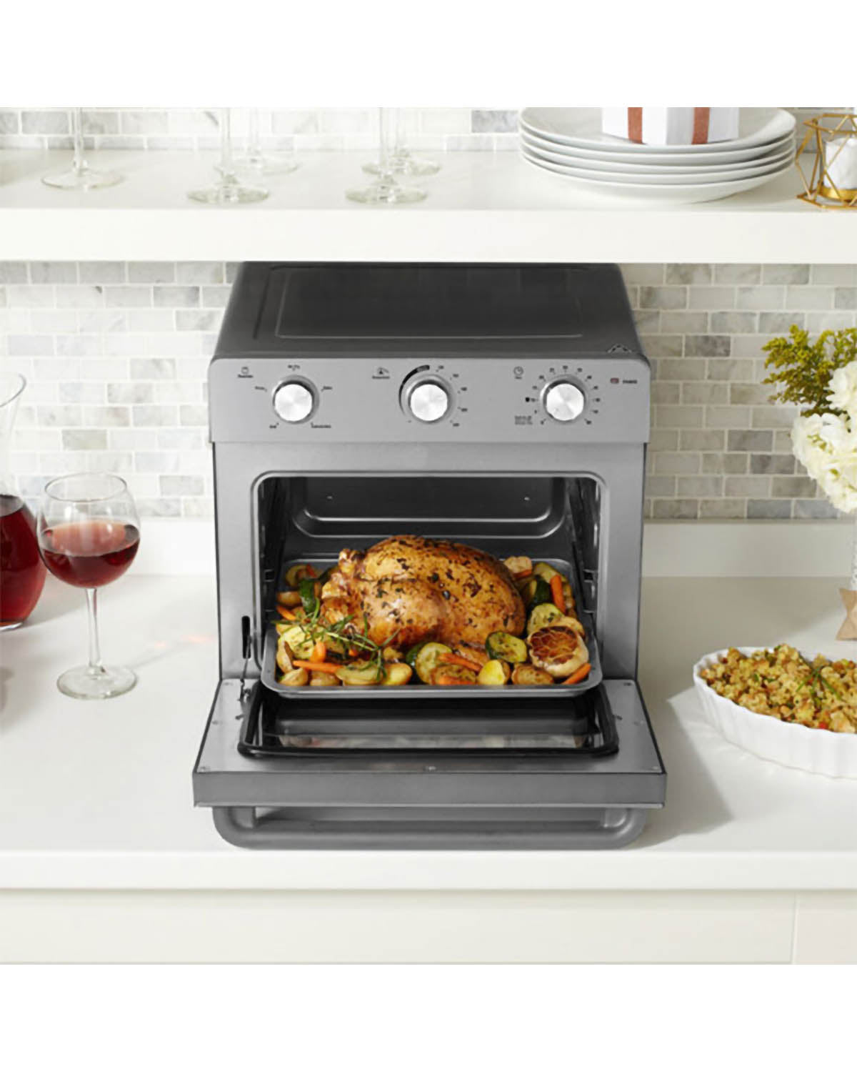 Sunbeam 22L Multi Function Benchtop Oven & Air Fryer - Silver