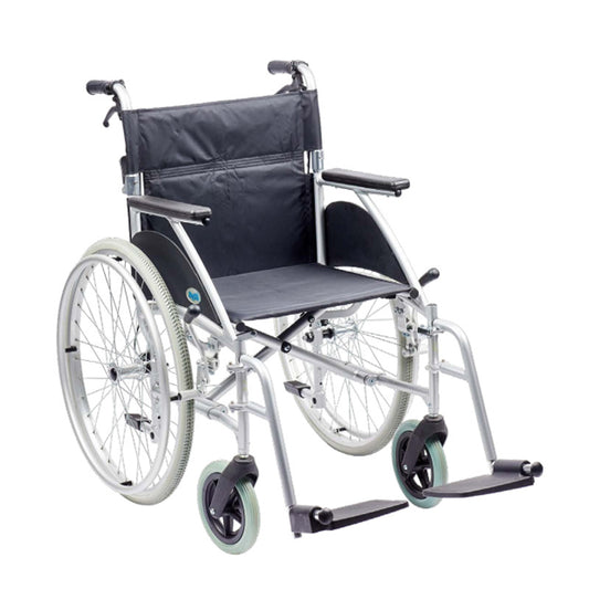 Days Swift Transit Attendant or Self Propelled Wheelchair - Silver