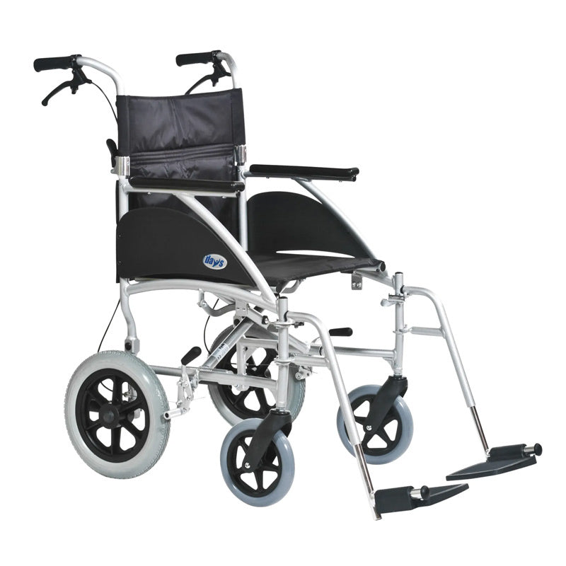 Days Swift Transit Attendant Propelled Wheelchair - Silver