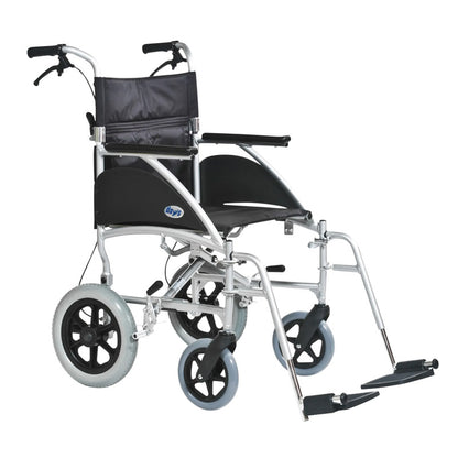 Days Swift Transit Attendant Propelled Wheelchair - Silver