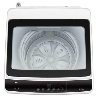 TCL 9kg Top Load Washer - White
