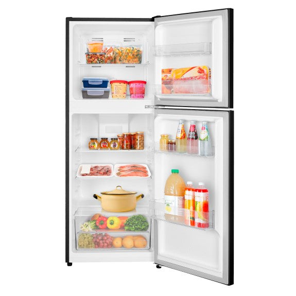 TCL 197 Litre Top Mount Fridge - Black