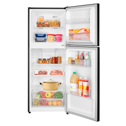 TCL 197 Litre Top Mount Fridge - Black