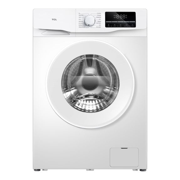 TCL 7.5kg Front Load Washer - White