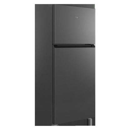 TCL 420L Top Mount Fridge - Crystal Ash Grey
