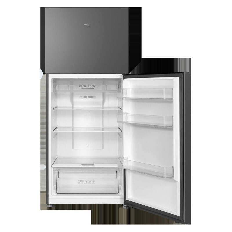 TCL 420L Top Mount Fridge - Crystal Ash Grey