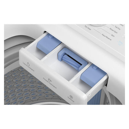TCL 10kg Top Load Washing Machine - White