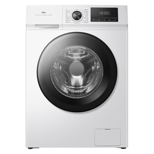 TCL 7.5KG Front Load Washer - White