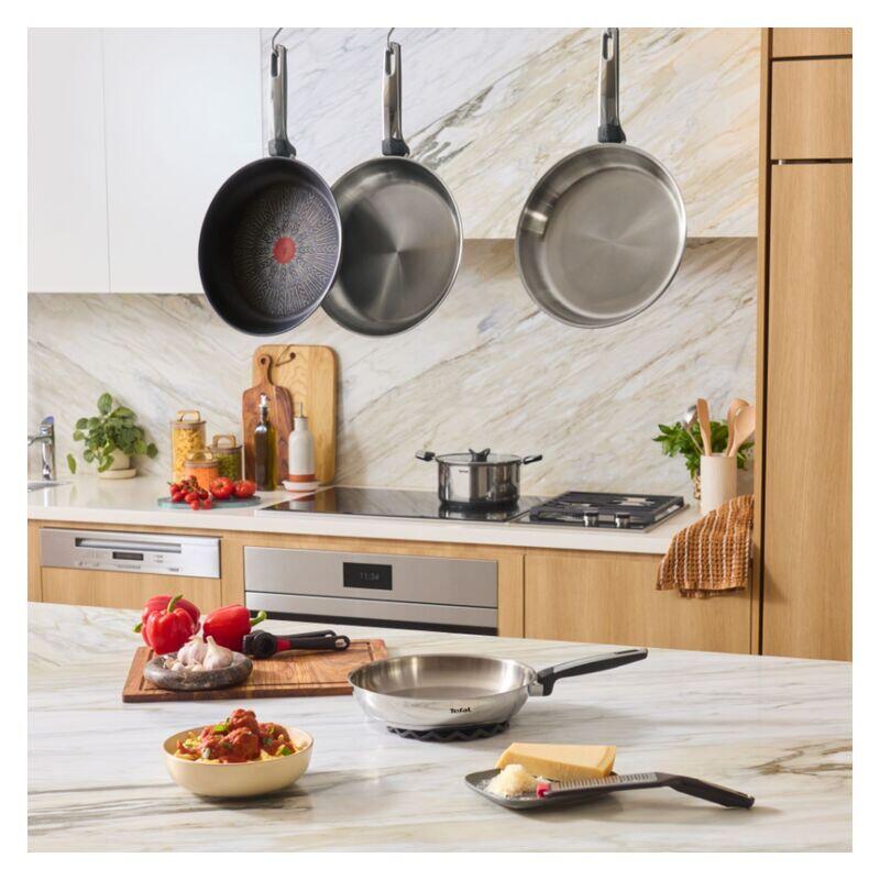 Tefal 24cm Emotion+ Induction Uncoated Stainless Steel Frypan