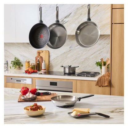 Tefal 24cm Emotion+ Induction Uncoated Stainless Steel Frypan