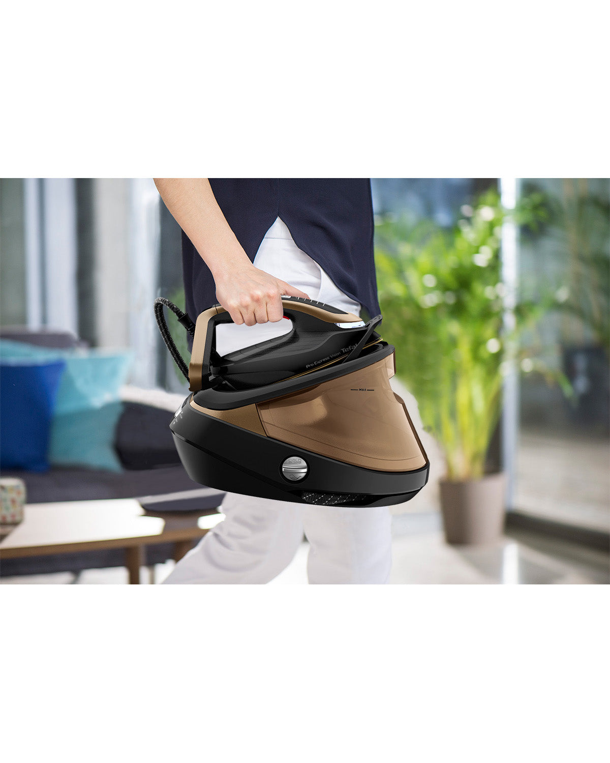 Tefal Pro Express Vision Iron & Steam Generator Station - Black/Copper