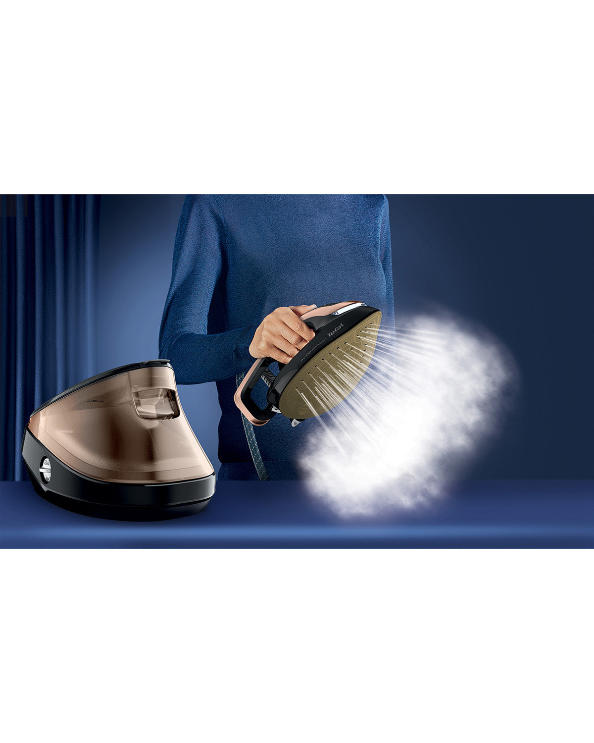 Tefal Pro Express Vision Iron & Steam Generator Station - Black/Copper