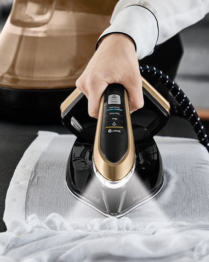 Tefal Pro Express Vision Iron & Steam Generator Station - Black/Copper