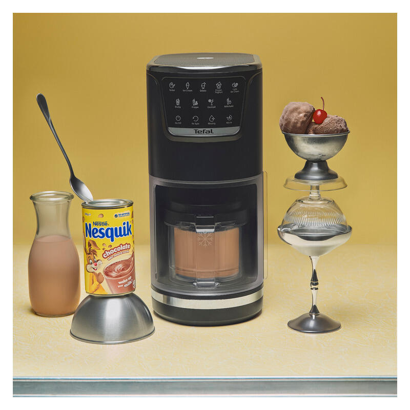 Tefal Doci Black Knight Nesquick Bundle - Chocolate Strawberry with Spoon
