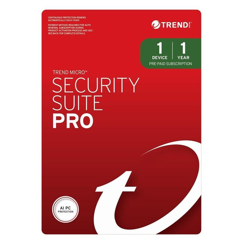 Trend Micro Maximum Security Plus - 1 Device with 1 Year Add On