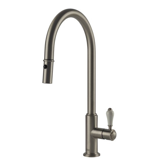 Turner Hastings Ludlow Pull Out Sink Mixer Tap - Brushed Nickel