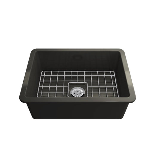 Turner Hastings Cuisine Fireclay Single Bowl Sink - Matte Black