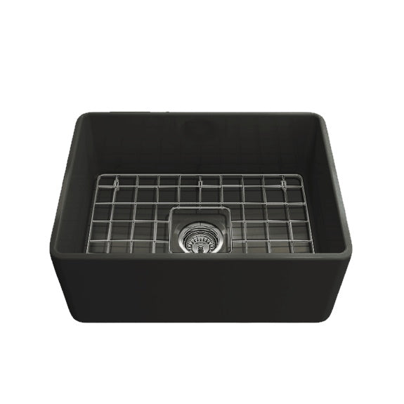Turner Hastings Novi Fireclay Single Bowl Butler Sink - Matte Black