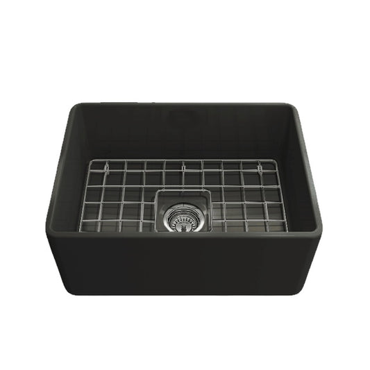 Turner Hastings Novi Fireclay Single Bowl Butler Sink - Matte Black