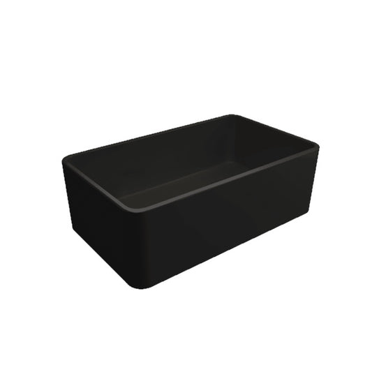 Turner Hastings Novi Fireclay Single Bowl Butler Sink - Matte Black